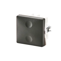FESH SWITCH CURVELINE KRYDSNING - 1,0 MODUL AFBRYDER KOKSGRÅ