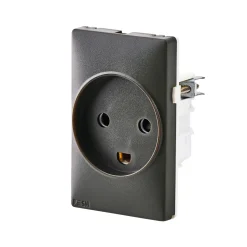 FESH SWITCH CURVELINE STIKKONTAKT KOKSGRÅ 1,5 MODUL M/JORD Hot