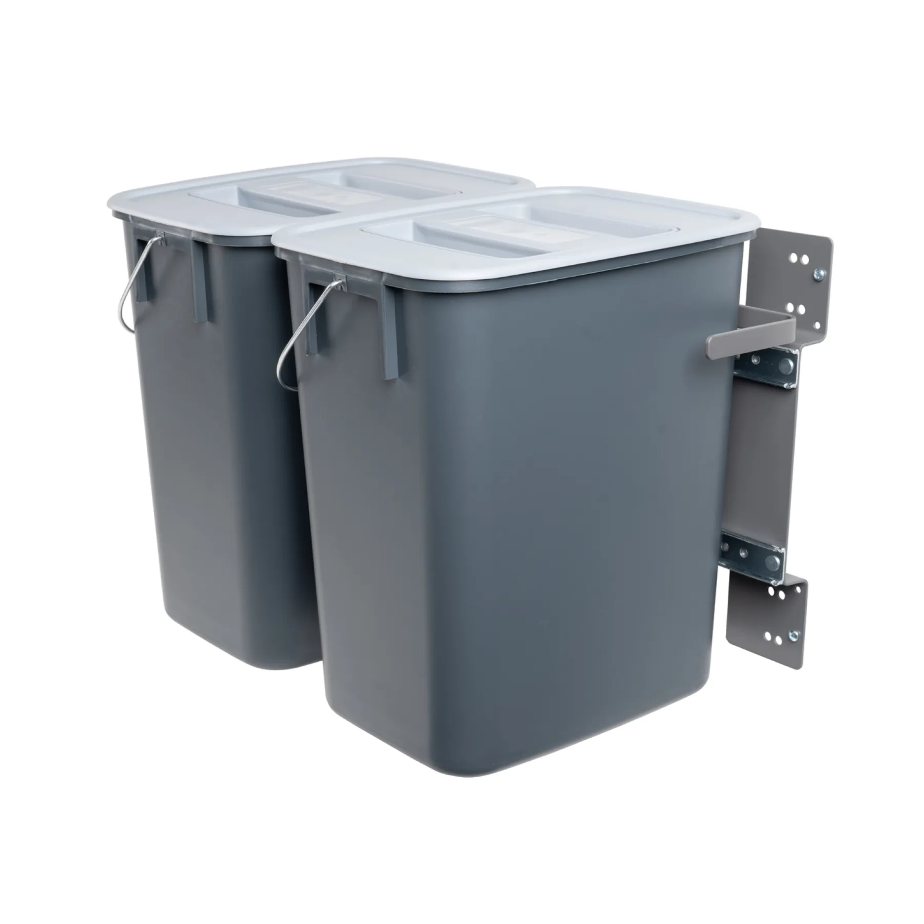 G. funder 2X12 L. AFFALDSSORTERING GRÅ 450 X 305 X 255 MM^ Boligindretning