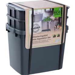 G. funder 1X25 L., 2X12 L. 2X7 L. AFFALDSSORTERING GRÅ 375 X 275 X 450 Outlet