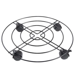 Garden Life KRUKKEVOGN JERN ANTRACITGRÅ Ø38,2 CM - HØJDE 6,9 CM^ Havekrukker