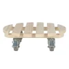 Garden Life KRUKKEVOGN TRÆ BRUN Ø38 CM - HØJDE 11,2 CM^ Havekrukker