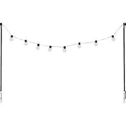 GardenLife DEKOSTANG TIL LYSKÆDE STÅL SORT L220 CM^ Haveindretning