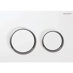 Geberit OMEGA20 BETJENINGSPLADE HVID^ Tilbehør Toiletter