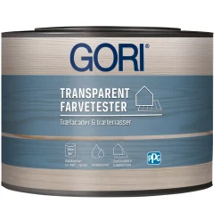 Gori FARVEPRØVE TRÆBESKYTTELSE TRANSPARENT BASE 30 380 ML^ Transparent