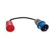 Gripo ADAPTER FRA CEE STIKPROP TIL DK MELLEMLED - 230V 0,33 M Online