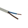 Gripo H03VVH2-F FLAD LEDNING 2X0,75MM² 100 M HVID^ Ledninger