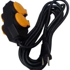 Gripo STIKDÅSE 4 UDTAG M/JORD OG AFBRYDER 5 M KABEL^ Ledninger