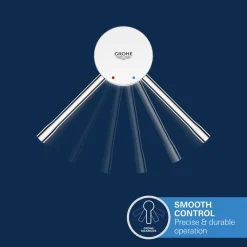 Grohe ESSENCE HÅNDVASKARMATUR 1-GREB BØRSTET MESSING^ Vandhane