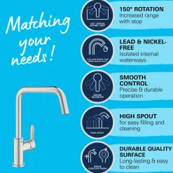 Grohe START KØKKENARMATUR SUPERSTEEL Outlet