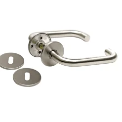 Habo 19 MM DØRGREB RUSTFRIT STÅL U-FORM^ Vindues- & Dørbeslag