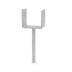 Habo U-FORM STOLPEBÆRER 101X90X200 MM VARMGALVANISERET^ Konstruktionsbeslag