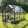 Halls ICON 8 DRIVHUS EKSKL. SOKKEL 3 MM HÆRDET GLAS GRØN 8,1 M2^ Drivhuse