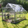 Halls ICON 8 DRIVHUS EKSKL. SOKKEL 3 MM DELT GLAS ALU 8,1 M2^ Drivhuse