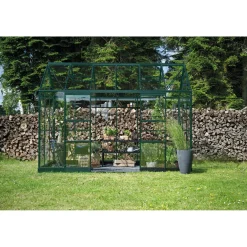 Halls ICON 6 PLANTHOUSE EKSKL. SOKKEL HÆRDET GLAS GRØN 7,3 M2 Clearance