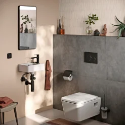 Hansgrohe REBRIS 80 COOLSTART HÅNDVASKARMATUR 1-GREB MAT SORT Hot