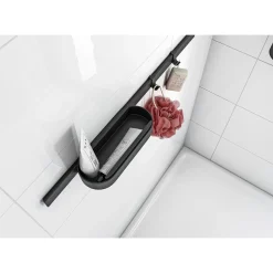 Hansgrohe WALLSTORIS TILBEHØR TIL BRUSER MAT SORT^ Brusestangssæt
