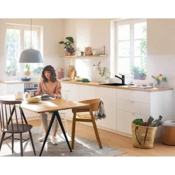 Hansgrohe ZESIS M33 150, 2-JET KØKKENARMATUR MAT SORT^ Køkkenarmaturer