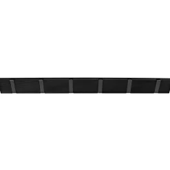 Home>it FLEX KNAGERÆKKE SORT EG 6 KN 60X5,5X2 CM^ Greb & Knager