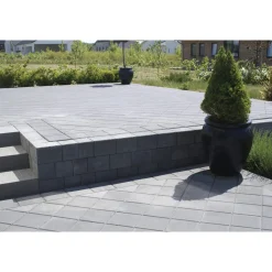 IBF BONDESTEN KANTBLOK 14 X 14 X 21 CM SORT Outlet