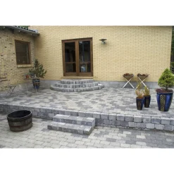 IBF HOLMEGAARDSTEN KANTBLOK 14 X 14 X 21 CM GRÅMIX Clearance