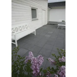 IBF MODUL 30 HAVEFLISE 5 X 30 X 30 CM SORT/ANTRACIT^ Havefliser