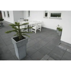 IBF MODUL 30 HAVEFLISE 5 X 30 X 30 CM SORT/ANTRACIT^ Havefliser