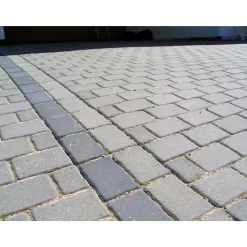 IBF NYBRO HALV BELÆGNINGSSTEN 6 X 14.50 X 10.80 CM GRÅ^ Belægningssten