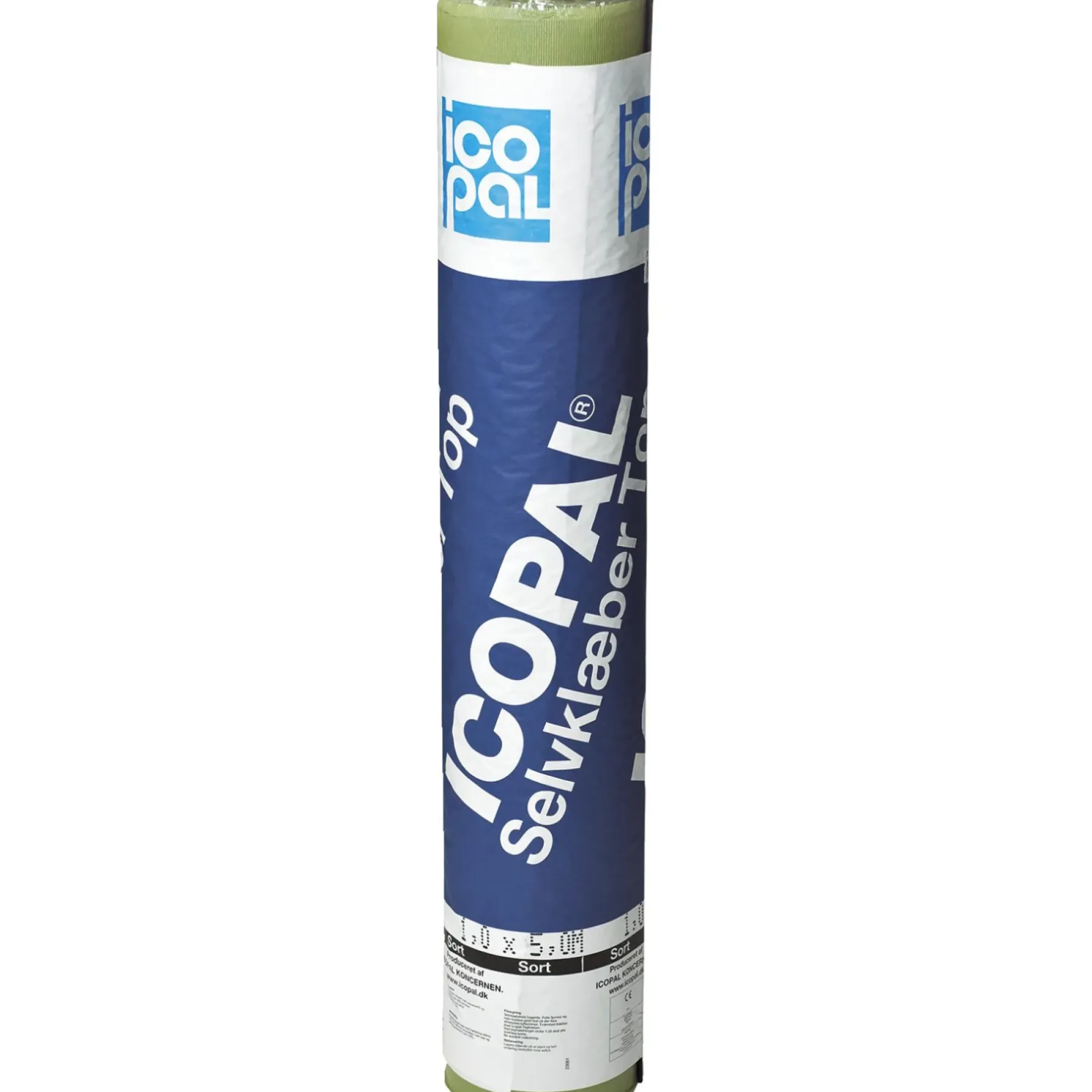 Icopal SELVKLÆBER TOP TAGPAP 1 X 5 M SORT New