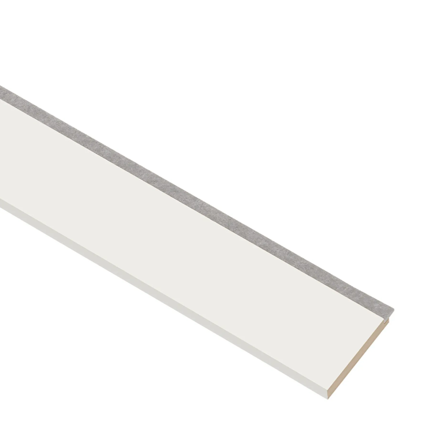 I-Wood AFSLUTNINGSLISTE HVID 16 X 92 X 2400 MM^ Akustikpanel