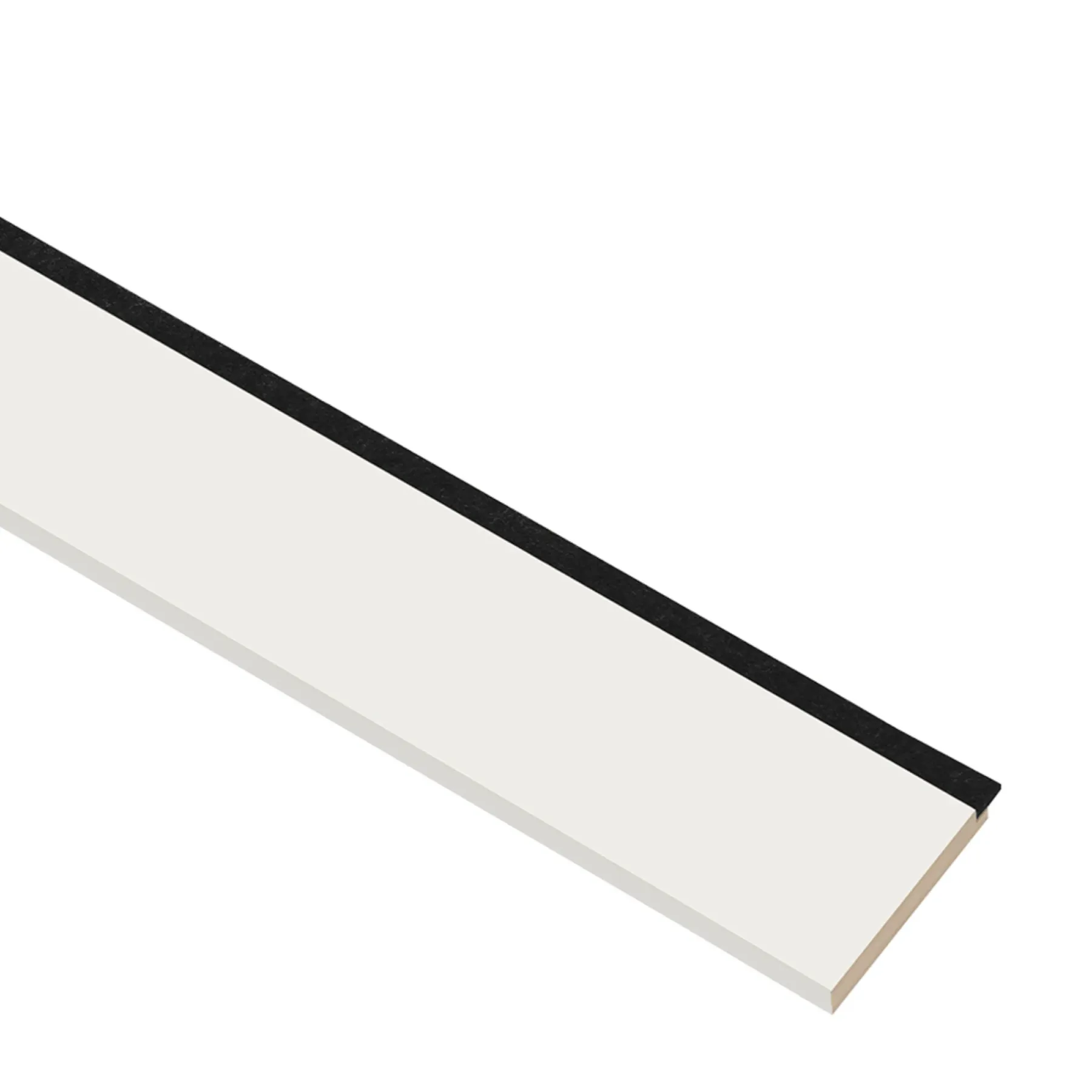 I-Wood AFSLUTNINGSLISTE HVID 16 X 92 X 2400 MM^ Akustikpanel