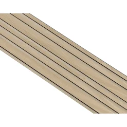 I-Wood AKUSTIKPANEL EG HVID OLIE 17 X 300 X 2400 MM^ Akustikpanel