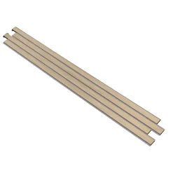 I-Wood AKUSTIKPANEL EG HVID OLIE 17 X 300 X 2400 MM^ Akustikpanel