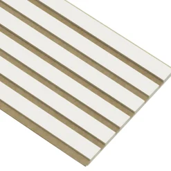 I-Wood AKUSTIKPANEL EG HVIDMALET 16 X 300 X 2400 MM^ Akustikpanel