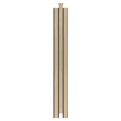 I-Wood AKUSTIKPANEL EG HVID OLIE 17 X 300 X 2400 MM^ Akustikpanel