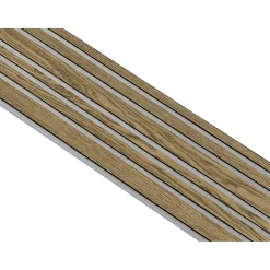 I-Wood AKUSTIKPANEL EG MØRKEBRUN OLIE 17 X 300 X 2400 MM^ Akustikpanel