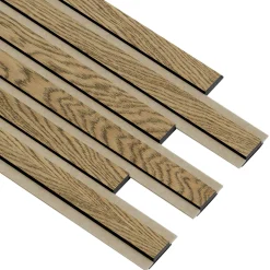 I-Wood AKUSTIKPANEL EG MØRKEBRUN OLIE 17 X 300 X 2400 MM^ Akustikpanel
