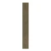 I-Wood AKUSTIKPANEL EG MØRKEBRUN OLIE 16 X 300 X 2400 MM New