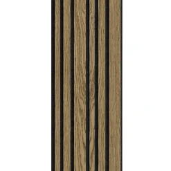 I-Wood AKUSTIKPANEL EG MØRKEBRUN OLIE 17 X 300 X 2400 MM^ Akustikpanel