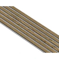 I-Wood AKUSTIKPANEL EG MØRKEBRUN OLIE 17 X 300 X 2400 MM New