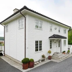 James Hardie TRÆSTRUKTUR HARDIEPLANK 8 X 180 X 3600 MM HVID^ Facadebeklædning