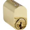 Jasa OVAL CYLINDER 6-STIFT POLERET MESSING 1 STK Best