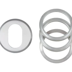 Jasa UNIVERSAL CYLINDERRING OVAL CYLINDERRING Ø6-21 MM SØLV 1 STK^ Låsecylindere
