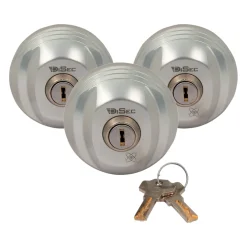 Jasa VAREVOGNSLÅS DISEC75 VAREVOGNSLÅS DIRKESIKRET CYLINDER SØLV 3 PK Outlet