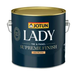 Jotun LADY SUPREME FINISH 40 TRÆ- OG LISTEMALING 2,7 L HVID^ Træ- & Metalmaling