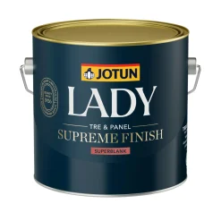 Jotun LADY SUPREME FINISH 80 TRÆ- OG LISTEMALING 2,7 L HVID Clearance