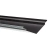 Jual SORT ALU-PROFIL 1AS, 6" DOBBELT INKL. BLINDFALS SKOTRENDE 1 M^ Alu Profiler