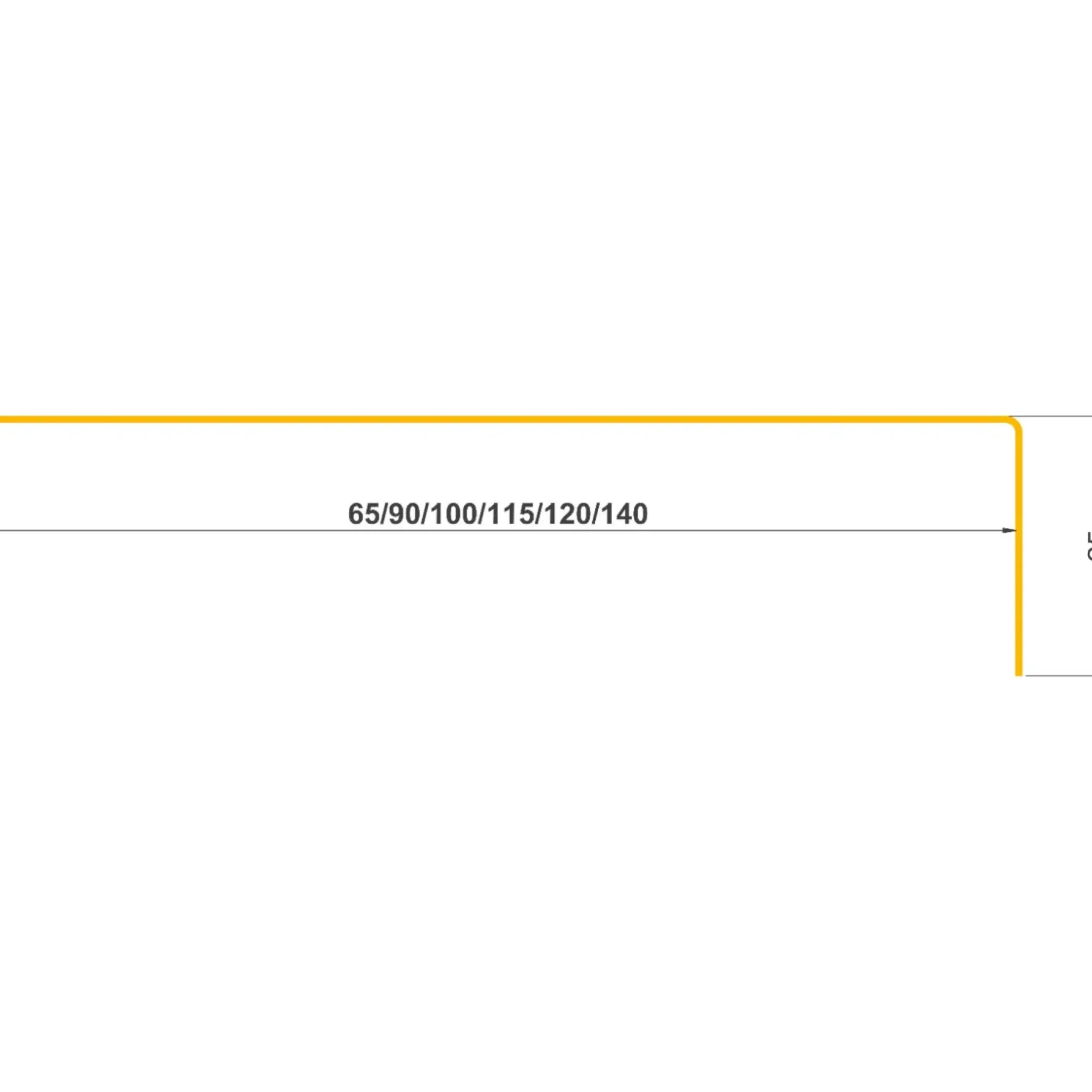 Jual SORT ALU-PROFIL 21ES, 25 X 140 X 25 MM. LIMTRÆSPROFIL 1 M^ Alu Profiler