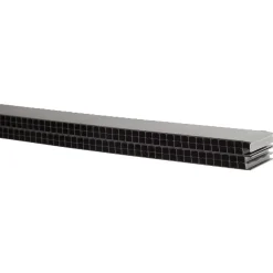 Jual SORT ALU-PROFIL 2VW-2-210, 45 X 22 MM. VENTILATIONSLISTE 2,1 M^ Alu Profiler