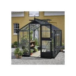 Juliana COMPACT DRIVHUS 3 MM HÆRDET GLAS HELE BANER ANTRACIT 6,6 M2 Online